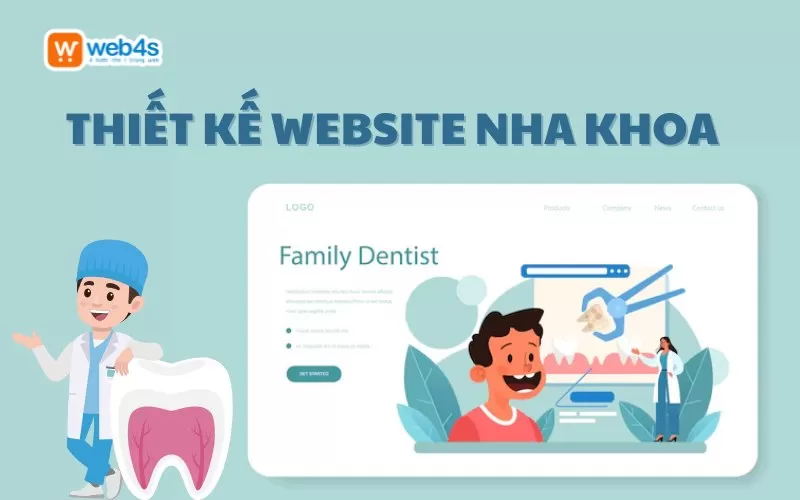 thiết kế website nha khoa